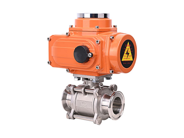 電動三（sān）片式快裝球閥 Q981F-16P