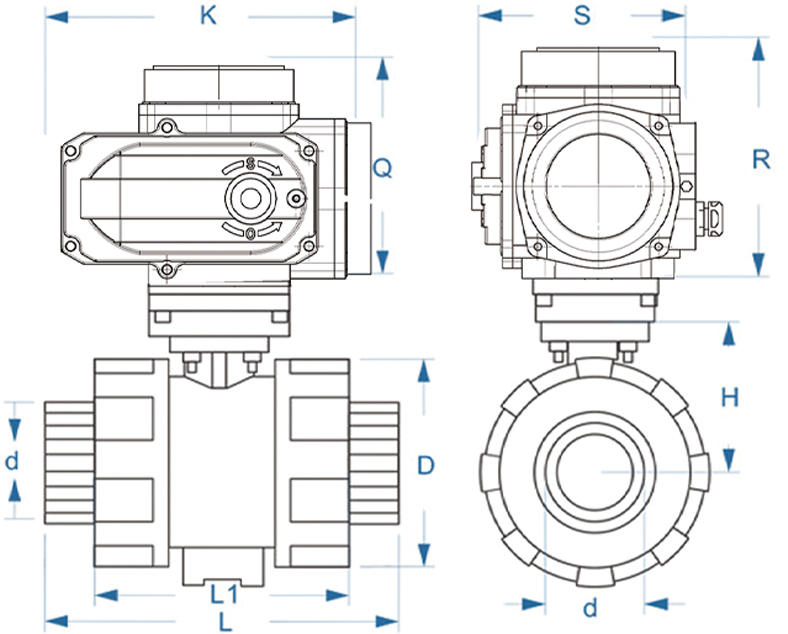 Q911F-16S電動UPVC球閥結構(gòu)圖.jpg Q911F-16S電動UPVC球閥結構圖.jpg