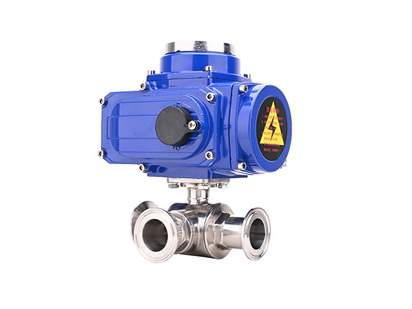 電動快裝三（sān）通球閥Q984F-16P