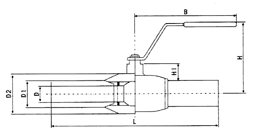 全焊接球（qiú）閥(圖1)