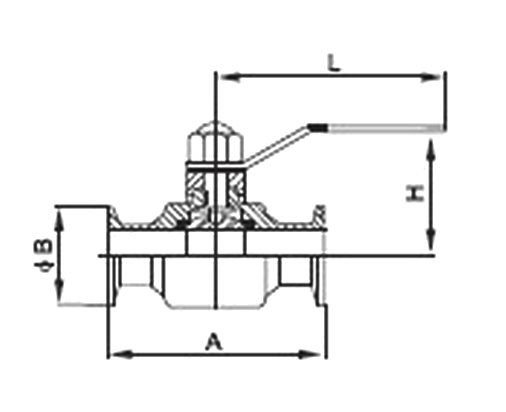 衛生級直通球閥(圖1)