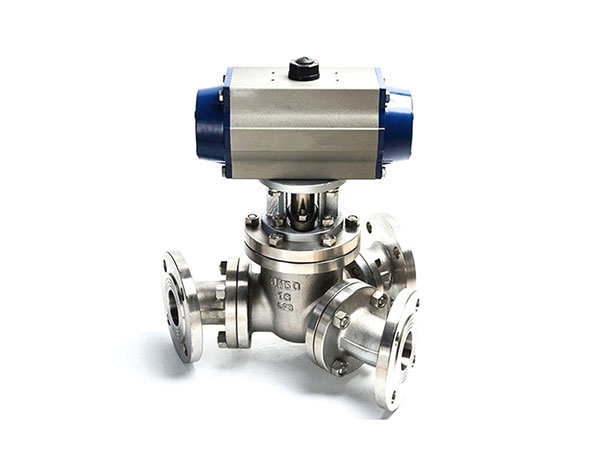 Q642F氣動Y型135度三通球（qiú）閥