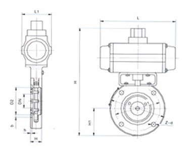 氣動真空蝶閥(圖1)