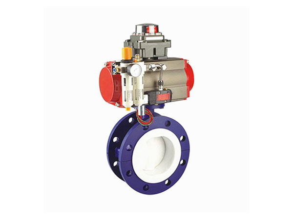 D641F46氣動（dòng）法蘭襯氟蝶閥