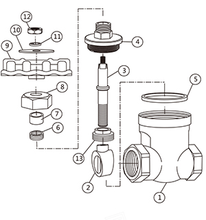 Z15W-16T內螺紋銅閘閥(圖2)