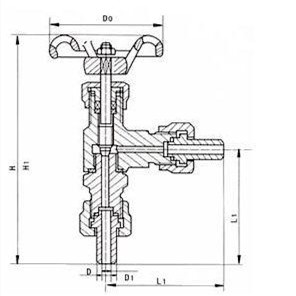角式（shì）針型閥(圖1)