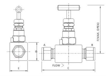 卡套針型閥(圖1) 卡套針型閥(圖1)